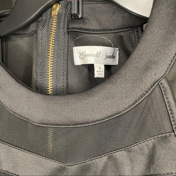 Black Homecoming Style Dress - Picture 3 of 6